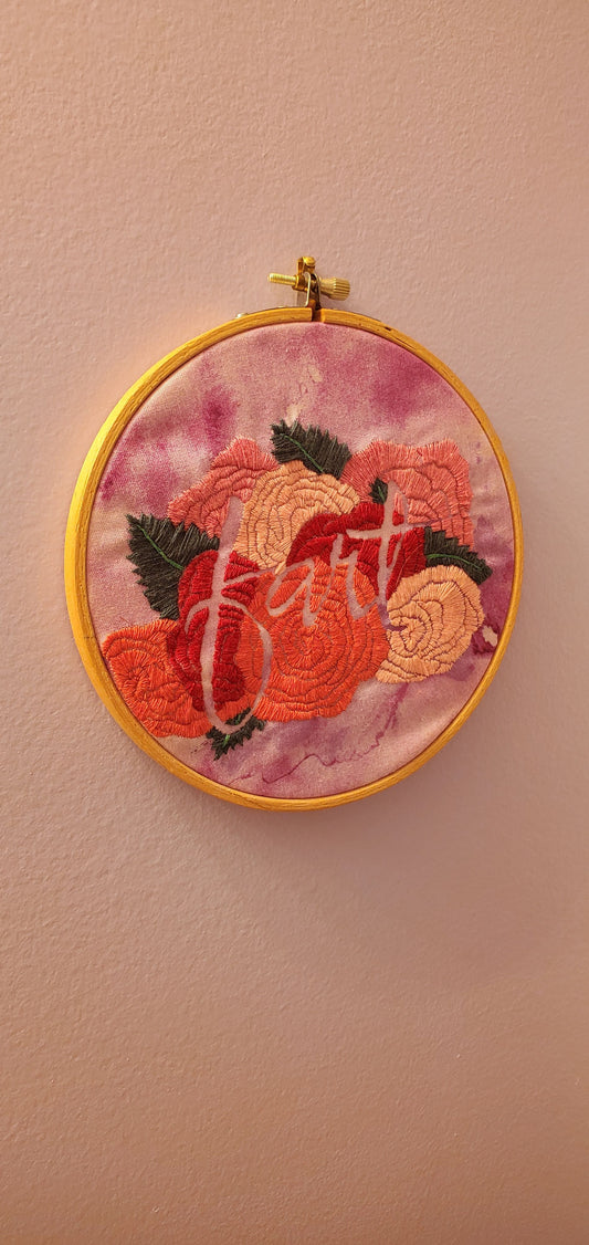 Negative Space Embroidery